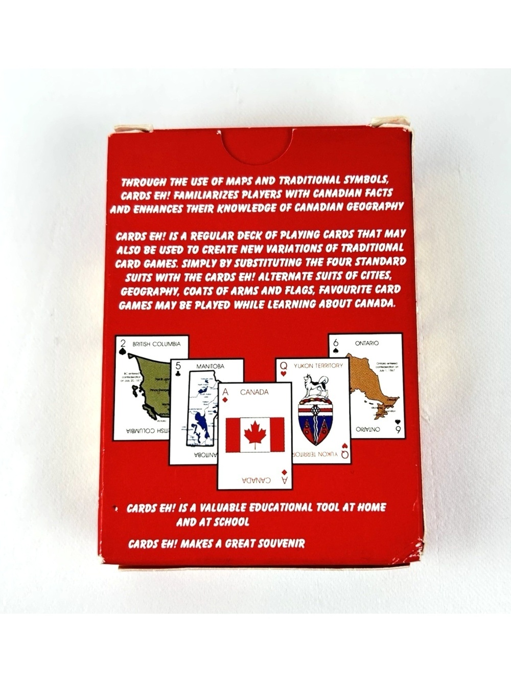 Cards Eh! Canadian Playing Card Deck with Facts And Geography Of Canada - Picture 2 of 5